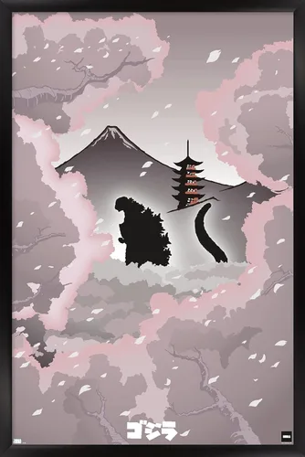 Miniatura 7 de Trends International Godzilla - Póster de pared tipo telón de fondo, 34 pulgadas de largo x 22.4 pulgadas, versión premium sin marco