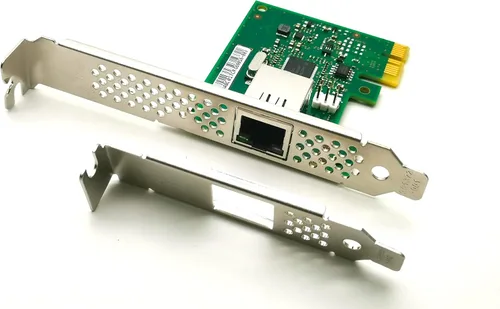 Miniatura 2 de Tarjeta adaptador de red (NIC) de escritorio Gigabit Ethernet de 1.25G Puerto de cobre RJ45 único 10/100/1000/1250Mbps PCI Express 2.1 x1