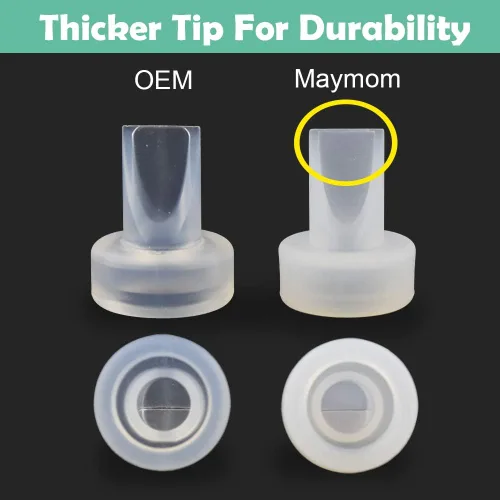 Miniatura 4 de Maymom Válvula de bomba compatible con Ameda Purely Yours, bombas MYA Joy (no para MYA o MYA Pro); palillos de repuesto para reemplazar las válvulas