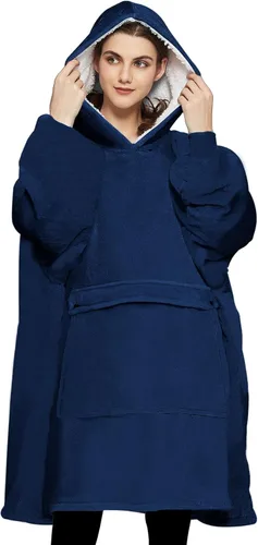 Miniatura 15 de KFUBUO Manta portátil con capucha de sherpa para niños, todos los patrones, sudadera de gran tamaño con bolsillo, regalos de cumpleaños para niñas