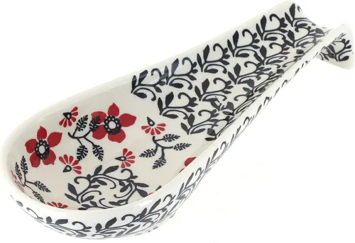 Miniatura 9 de Blue Rose Polish Pottery Blue Violet - Soporte para cuchara mediano