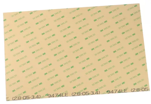 Miniatura 2 de Paquete de 3 hojas de 8 x 12 pulgadas, 3M 9474LE 300LSE cinta adhesiva de transferencia adhesiva superfuerte de doble cara, ideal para fijar