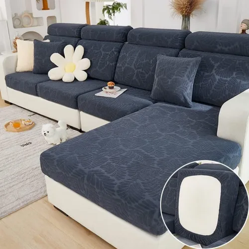Miniatura 10 de Funda mágica universal para interior de sofá, funda de sofá resistente al desgaste, funda de sofá modular en forma de L, diván con cojín separado