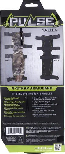 Miniatura 8 de Allen Company 4120 - Brazo de tiro con arco moldeado por pulso, 12 pulgadas, diseño de roble musgoso, talla única