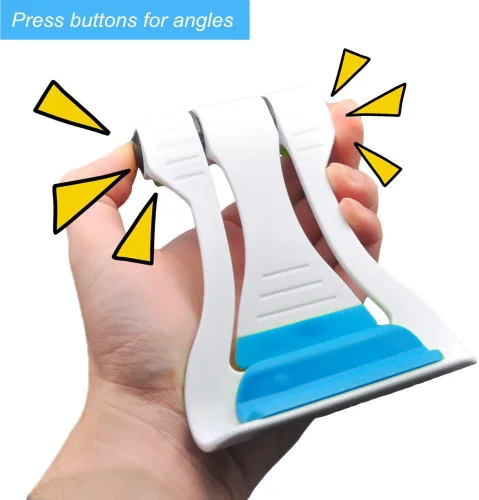 Miniatura 4 de Dos Modelos Multi-Ángulo Ajustable Universal Portátil Y Plegable Teléfono Celular Tablet Soporte Compatible Con Teléfono Celular Tableta - Azul