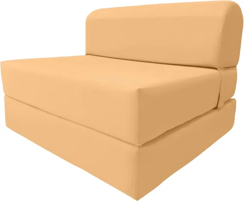 Miniatura 43 de D & D Futon Furniture Chair cama plegable de espuma, sofá de estudio, colchón de espuma doblado (6 x 36 x 70 pulgadas, azul real)