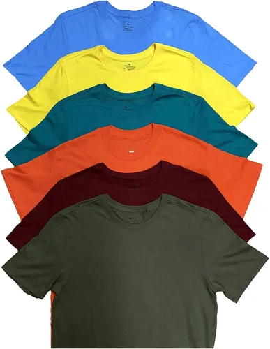 Miniatura 2 de BILLIONHATS Paquete de 12 camisetas de algodón para hombre de talla grande, a granel, de manga corta, ligeras