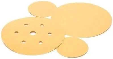 Miniatura 7 de 3M 182 Hookit - 236U Oro 6 pulgadas, P1C, disco de película antipolvo., 3, Dorado