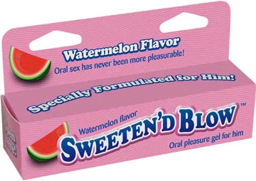 Miniatura 3 de Little Genie Productions Sweeten D O Gel de placer oral, sandía, 1.5 onzas