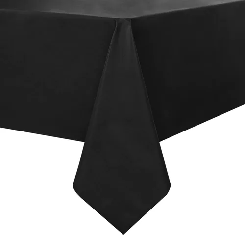 Miniatura 14 de Romanstile Mantel de PVC 100% impermeable, cuadrado, a prueba de derrames de aceite, resistente a las manchas, manteles de plástico fáciles de Beige