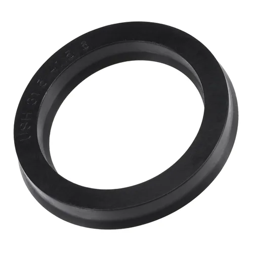 MECCANIXITY USH - Sello radial para eje de 1.240 in de diámetro interior x 1.634 in de diámetro exterior x 0.236 in de ancho, color negro