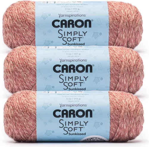 Miniatura 41 de Caron Simply Soft Abyss Speckle Yarn - Paquete de 3 unidades de 141 gramos/5 onzas - Acrílico - 4 medianos (peinado) - 235 yardas - Tejido/ganchillo