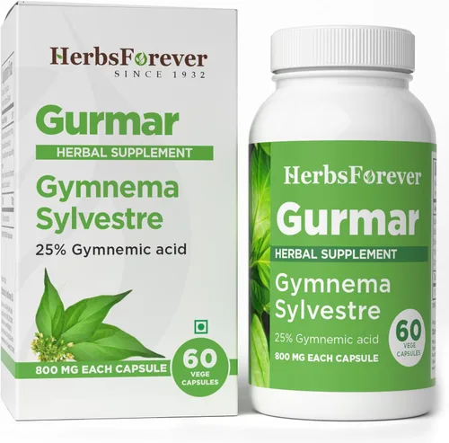 Miniatura 9 de Herbsforever Cápsulas Gurmar – Gymnema Sylvestre – Proporción de extracto concentrado 7:1 – 90 cápsulas vegetales