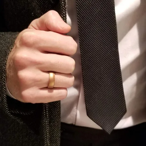Miniatura 4 de Knot Theory Anillos de boda de silicona transpirable para hombres y mujeres Anillos de boda de goma de goma para él y ella Regalo de aniversario