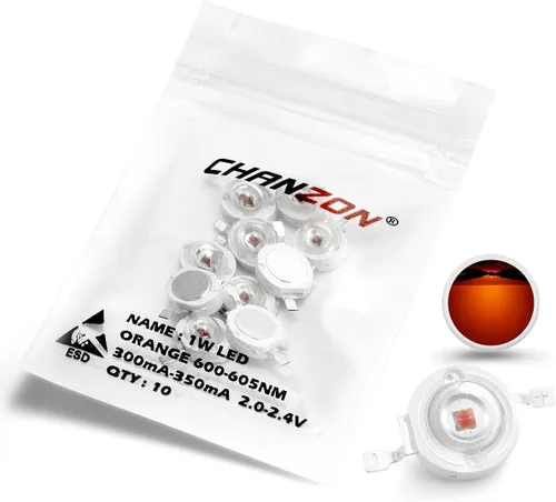 Miniatura 17 de Chanzon 10 piezas de chip LED de alta potencia de 1 W de espectro completo para plantas