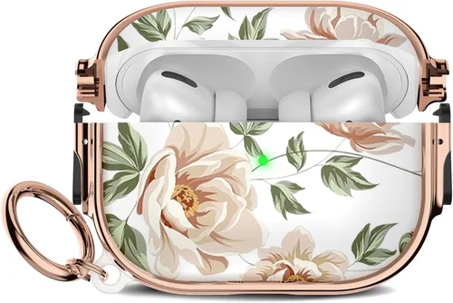 Miniatura 86 de Maxjoy para Funda Linda de AirPods 2 (2019) con Bloqueo de Seguridad, Compatible con Funda de AirPod de 2ª Generación de Mármol para Mujeres