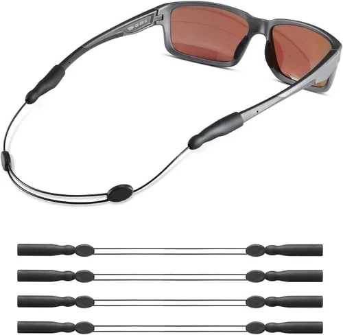 Miniatura 10 de Correa para gafas, correa ajustable sin cola para lentes de sol y gafas, correas de cable, soportes para gafas alrededor del cuello, cordón