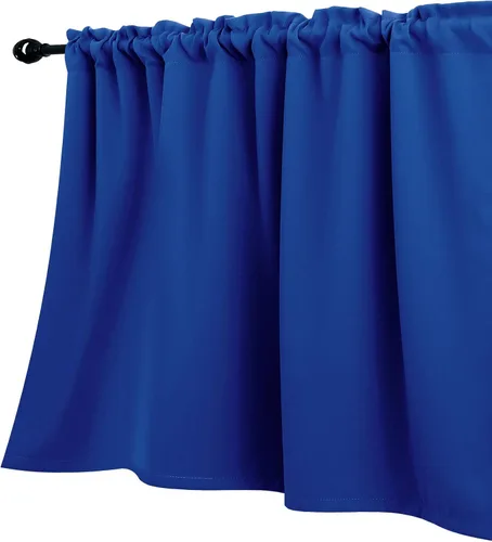 Miniatura 30 de KOUFALL Cenefa beige para ventanas de 16 pulgadas de largo, cortinas cortas para filtrar la luz sobre el fregadero