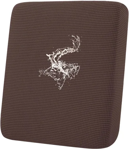 Miniatura 20 de hyha Fundas impermeables para cojines de sofá para mascotas, funda antideslizante para asiento de sofá para perros lavable, tela de jacquard Gris