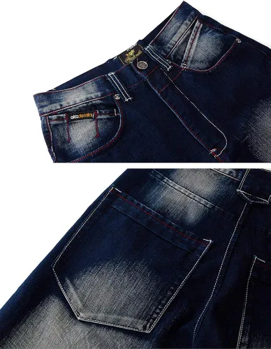 Miniatura 7 de Arlita pantalones vaqueros holgados para hombre con pierna recta