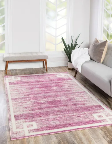 Miniatura 17 de Unique Loom Colección Uptown de Jill Zarin - Alfombra moderna con textura de estilo griego, color beige (1.25 x 1.85 m)