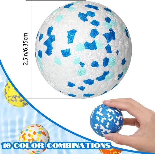 Miniatura 2 de Lenwen Pelotas de tenis para perros, 10 unidades, para masticadores agresivos, interactivas para el aburrimiento de cachorros grandes, medianos