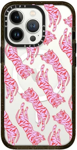 Miniatura 112 de Funda Impact de CASETiFY para iPhone 13 Pro Max con Magsafe - Estuche Claro Cuento de Invierno - Claro Negro Estuche transparente Winter Tale