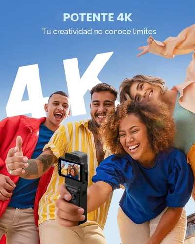 Miniatura 4 de SJCAM C400 4K Travel Vlogging Cámara con tarjeta de 128 GB, cámara corporal de grabación 7H para creadores de YouTube, estabilizador de 6 ejes