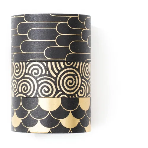 Miniatura 14 de YUBBAEX Gold Veins Washi Tape - Juego de cinta adhesiva decorativa para artes, manualidades, suministros de diario, planificadores, álbumes