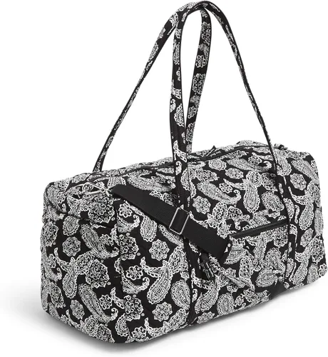 Miniatura 3 de Vera Bradley Women's Cotton Collegiate Large Travel Duffle Bag (Multiple Teams Available)