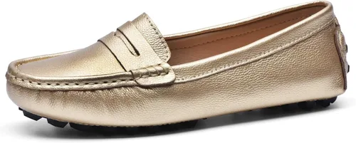 Miniatura 2 de BEAUSEEN - Mocasines de cuero para mujer, mocasines cómodos para conducir