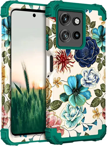 Miniatura 9 de Hocase for Moto G Power 2026 Case, Shockproof Heavy Duty Protection Soft Silicone Rubber Bumper+Hard Plastic Hybrid Protective Phone Case - Mandala