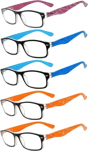 Miniatura 10 de OWL 5 pares de lentes de lectura de moda para mujer, bisagra de primavera