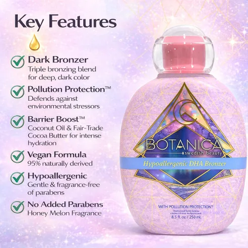 Miniatura 6 de Protección contra la contaminación Dark DHA Triple Bronzer Hipoalergénico 8.5oz