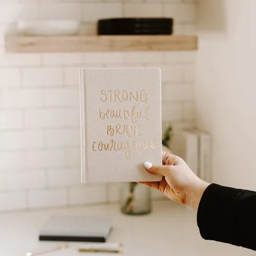 Miniatura 3 de Sweet Water Decor Cuaderno de Composición Motivacional Lindo con Líneas para Mujeres, 100 Páginas Rayadas para Escribir, Diario con Cubierta