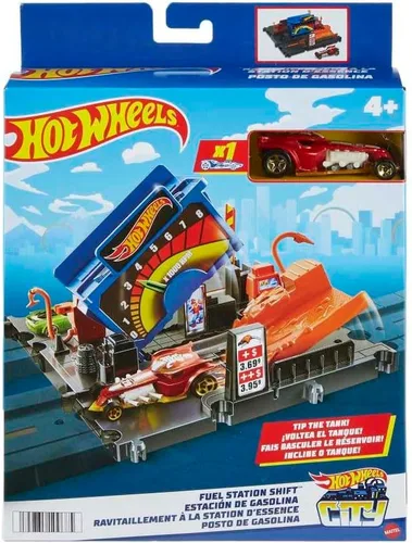 Miniatura 6 de Hot Wheels Estación de cambio de gasolinera Essence Tankstelle