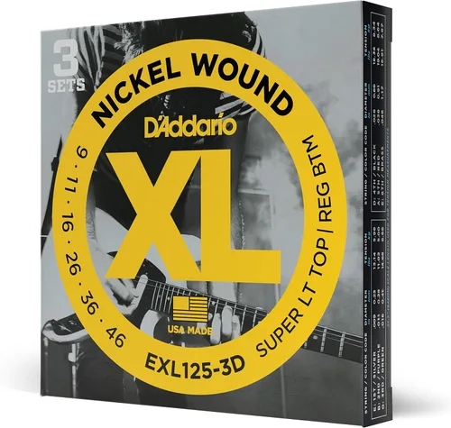 Miniatura 46 de D'Addario XL EXL115-10P - Cuerdas de níquel para guitarra eléctrica de 6 cuerdas, entonación perfecta, sensación consistente, durabilidad fiable