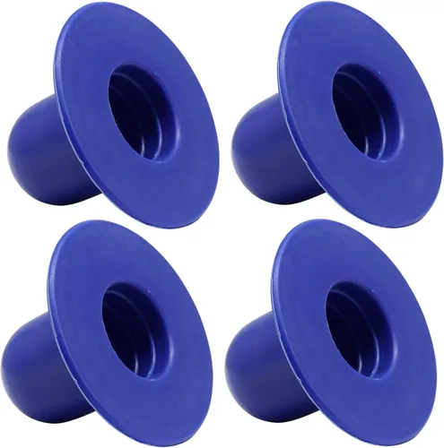 Miniatura 5 de 4 piezas de repuesto de enchufe de piscina, tapones de tapón de piscina azul para piscina de suelo, tapones de agujero de pared compatibles