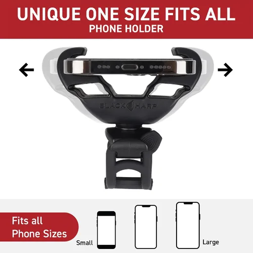 Miniatura 4 de Soporte de teléfono de silicona mejorado compatible con accesorios de bicicleta Peloton - Soporte para teléfono celular para bicicleta de ejercicio