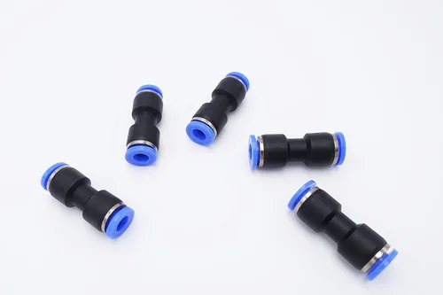 Miniatura 17 de Empuje para conectar, tubo de 1/2 pulgada de diámetro exterior x tubo de 1/4 pulgadas, conector de dos vías de unión recta de aire neumático