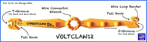 Miniatura 2 de VOLTCLAW-12 alicates no conductivos para cables eléctricos