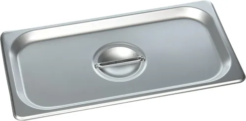 Miniatura 3 de Tiger Chef Cubierta para mesa de vapor de acero inoxidable de tamaño completo de 1/1, tapas de sartén de vapor de tamaño completo sólido