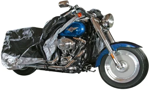 Black Widow Crucero impermeable grande, cubierta de motocicleta personalizada