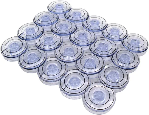 CKPSMS Marca -20 BOBBINS de plástico # 181551 compatible con/repuesto para la marca cantante Athena 2000,2001 Futura 900,920,1030,1036 (20 piezas)