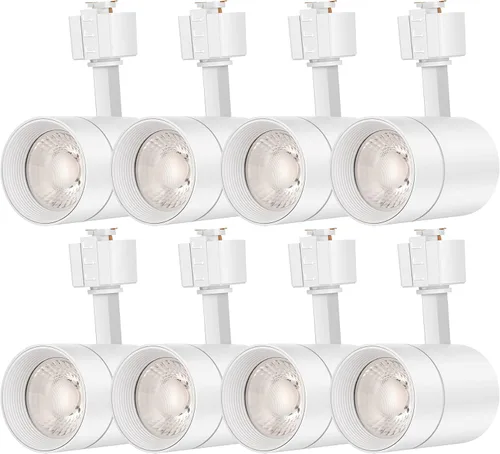 Miniatura 10 de FLSNT Cabezal de iluminación LED tipo J de 12 W, equivalente a 75 W, blanco suave de 3000 K, iluminación de pista regulable CRI90 de 800 lúmenes