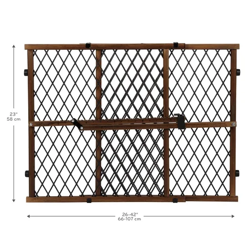 Miniatura 9 de Evenflo Position & Lock - Puerta para bebé, montada a presión, colección Farmhouse