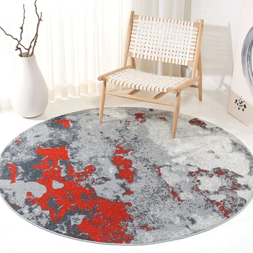 Miniatura 41 de SAFAVIEH Adirondack Collection - Alfombra decorativa, 2 pies 6 pulgadas x 4 pies, verde y gris, diseño abstracto moderno, no desprende pelusa