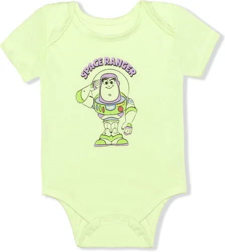 Miniatura 2 de Disney Toy Story Woody Buzz Lightyear Green Aliens and Rex Boys 3 Pack Bodysuit for Newborn GreenGreyWhite