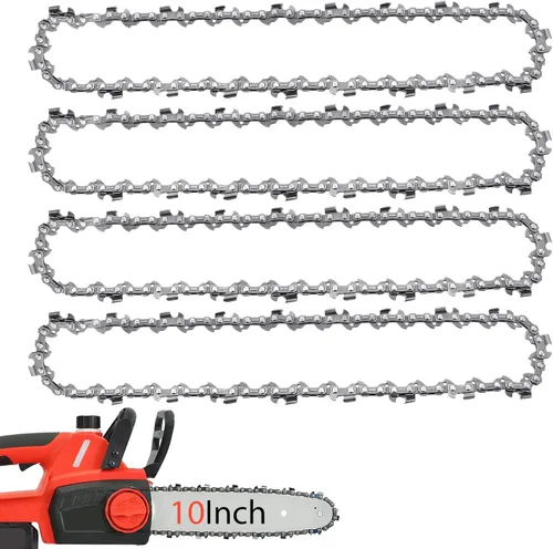 Miniatura 16 de O-CONN Paquete de 4 cadenas de repuesto de motosierra/sierra de poste de 8 pulgadas, para barras guía de 8 pulgadas, paso LP de 3/8 pulgadas