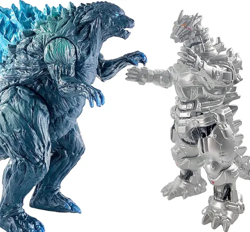 Miniatura 8 de TwCare Juego de 2 figuras de acción Mecha Godzilla Earth MechaGodzilla Kiryu, figuras de acción del universo Kaiju King of the Monsters Movable